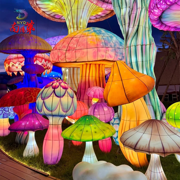 Chinese LED Mushroom Lantern Show factory Chinese LED Mushroom Lantern Show factory