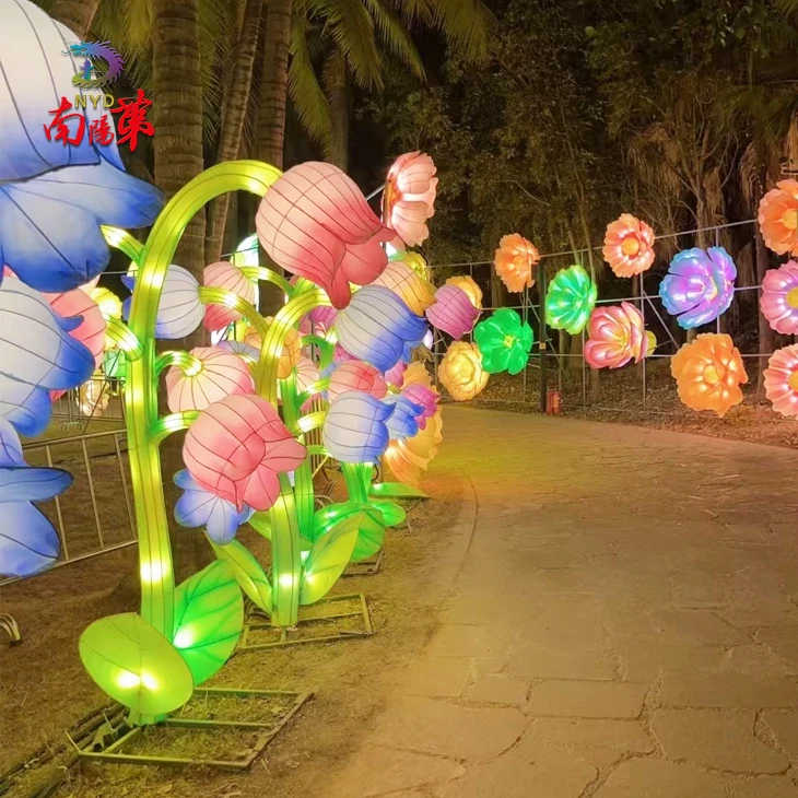 Outdoor Fabric Flower Lanterns best