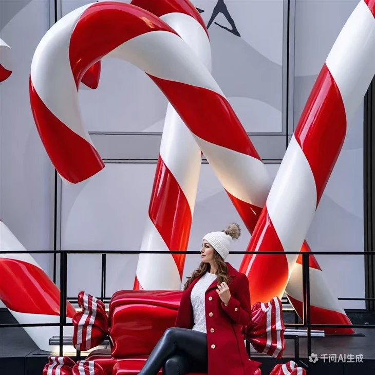 Large Decorative Candy Canes Large Decorative Candy Canes