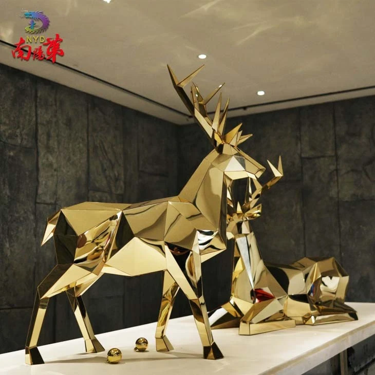 Gold Mirror Reindeer Supplier