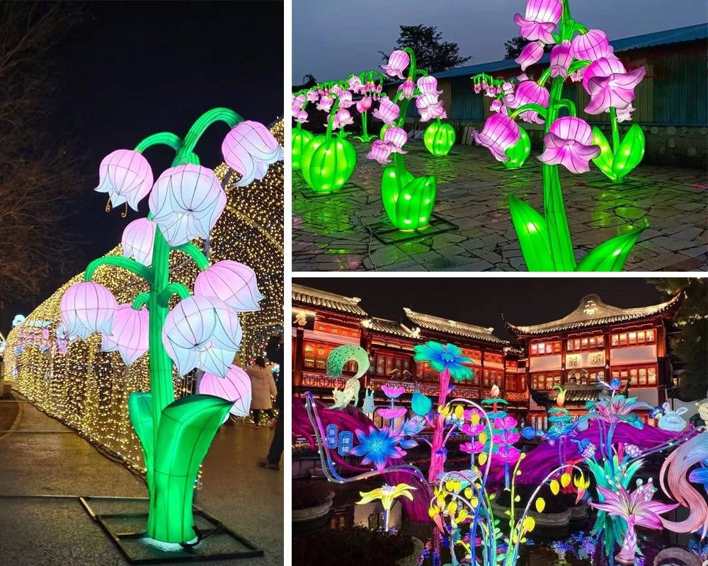 Outdoor Fabric Flower Lanterns Factory Outdoor Fabric Flower Lanterns Factory
