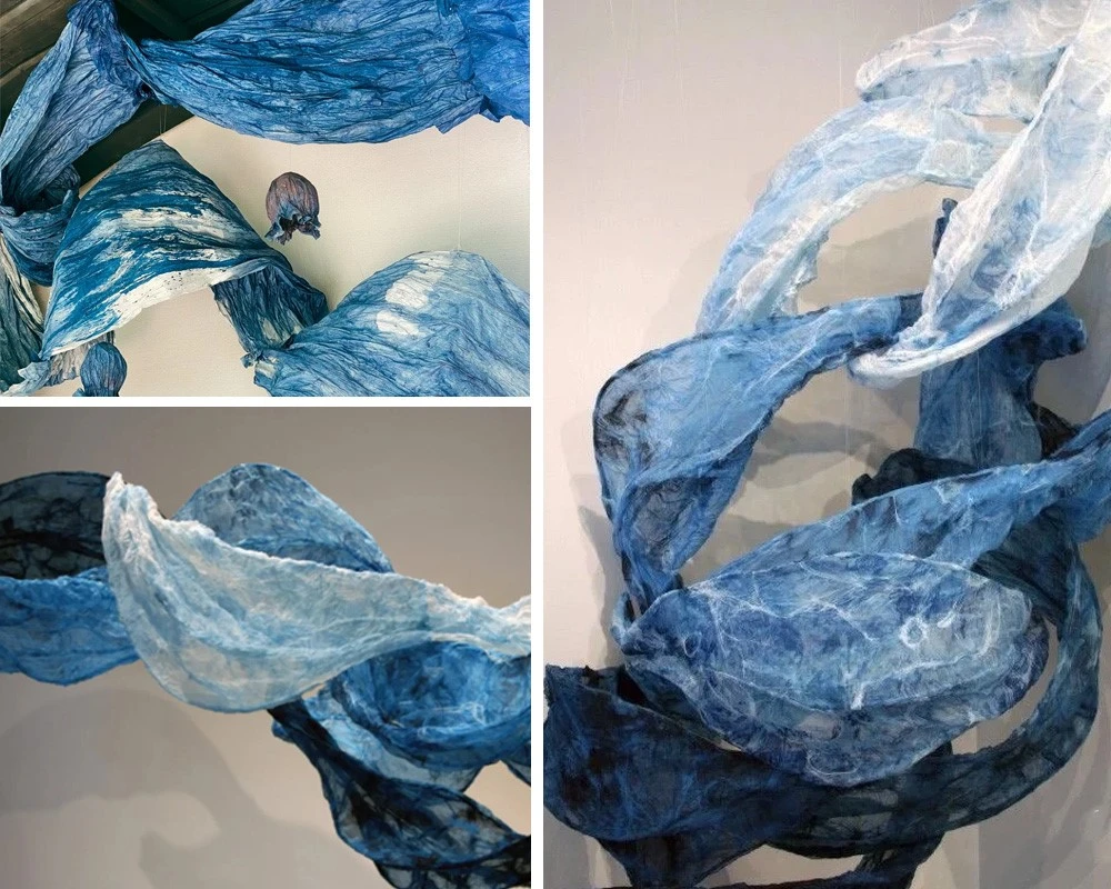 Hanging Indoor Paper Fabric Sculptures Factory Hanging Indoor Paper Fabric Sculptures Factory