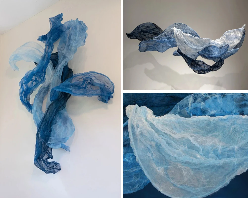 Hanging Indoor Paper Fabric Sculptures Made in China Hanging Indoor Paper Fabric Sculptures Made in China