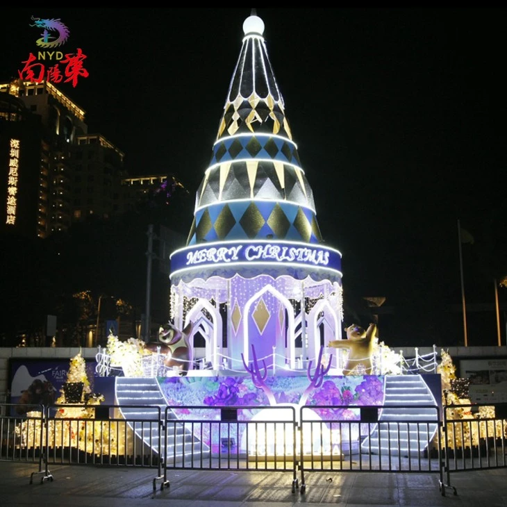 Merry Christmas Shopping Mall Christmas Scene Decoration